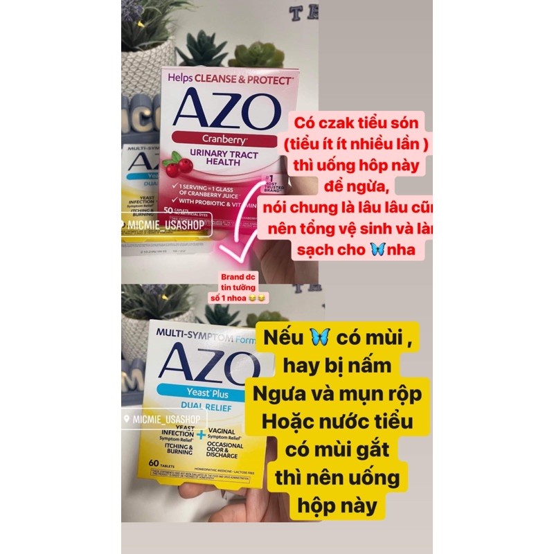 AZO CHO ĐƯỜNG TIẾT NIỆU