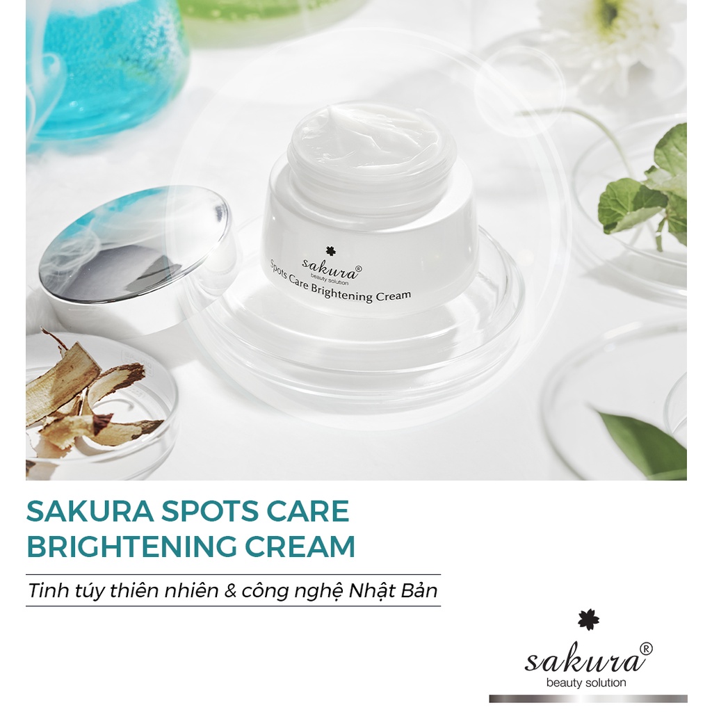 Kem dưỡng trắng da Sakura Spots Care Brightening Cream