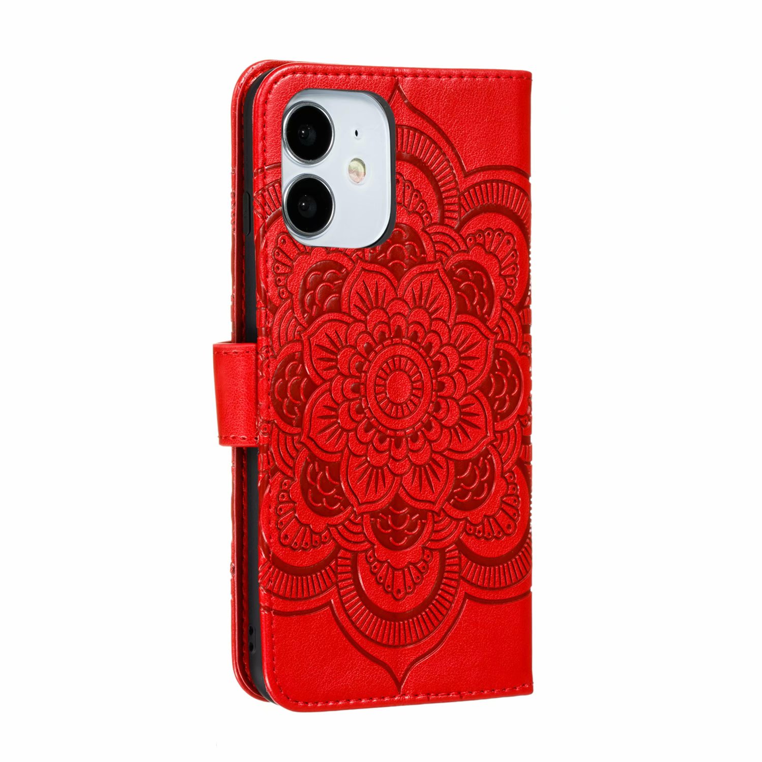 MANDALA Bao Da Dập Nổi Sang Trọng Họa Tiết Hoa Cách Điệu Cho Iphone 12 Mini Pro Max | BigBuy360 - bigbuy360.vn
