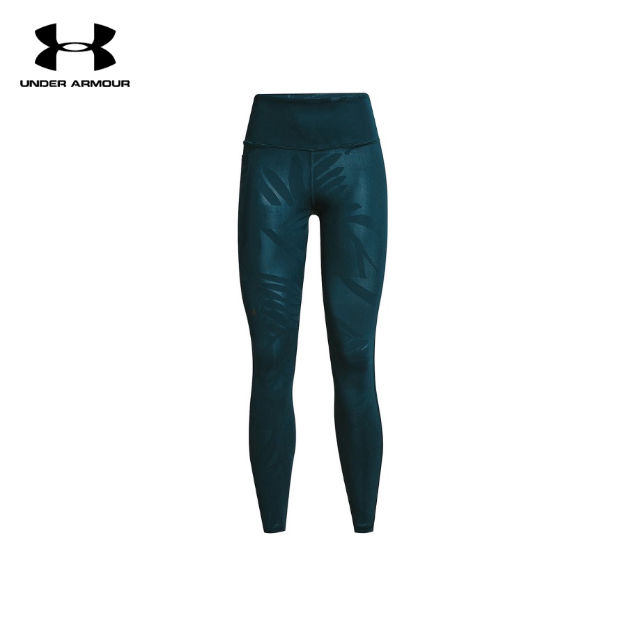 Quần legging thể thao nữ Under Armour RUSH™ No-Slip Waistband Tonal Full-Length - 1361025-463