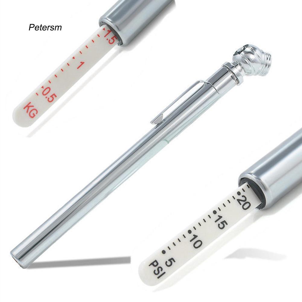 Bút Đo Áp Suất Lốp Xe Hơi / Động Cơ Mini 5-50PSI