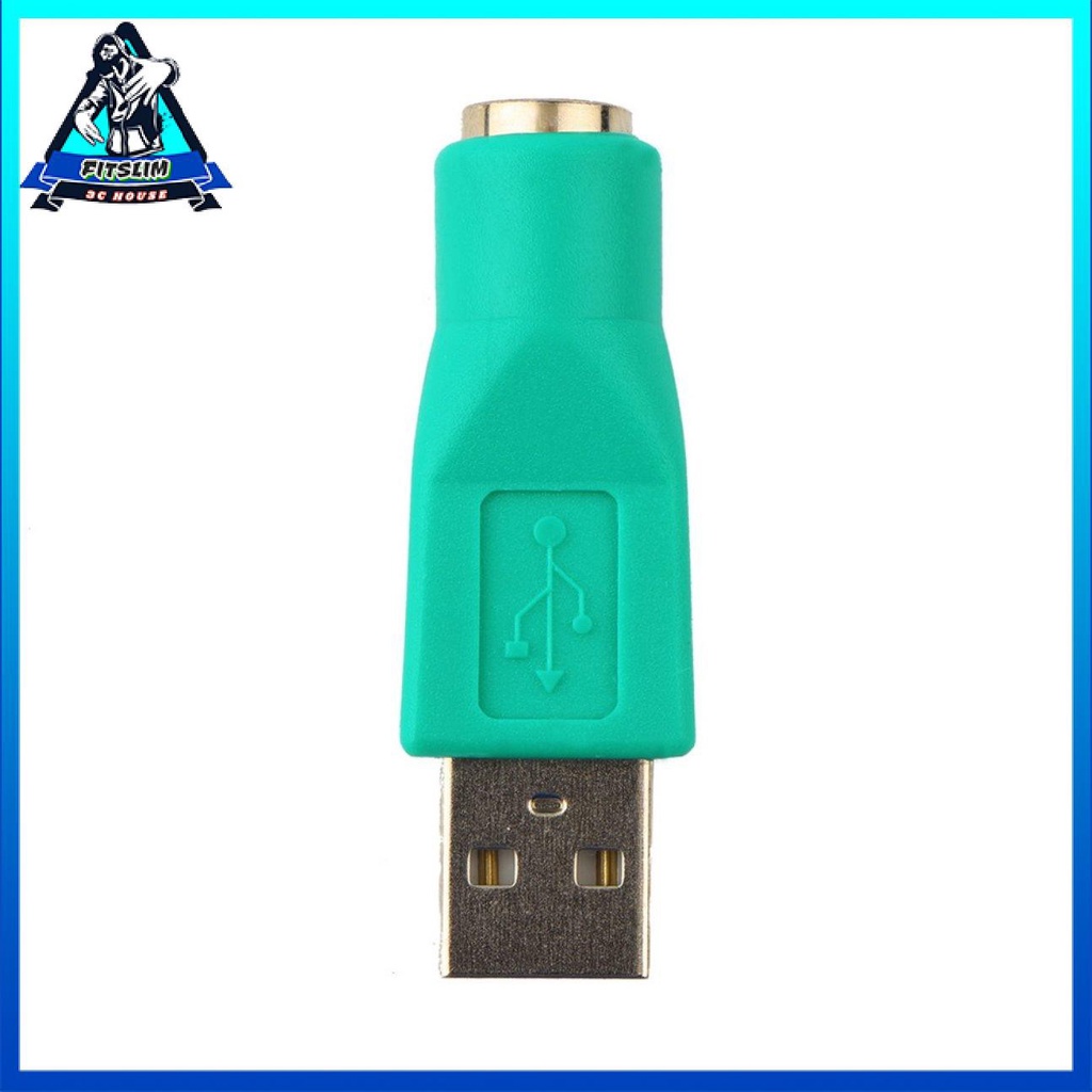 Bộ chuyển đổi USB Male sang PS2 Female cho Máy tính Bàn phím Máy tính Chuột máy tính tiện dụng