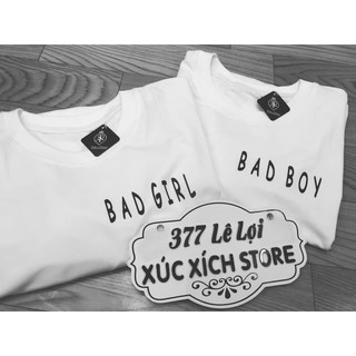 in chữ theo yêu cầu, decal sticker patch logo ủi áo trực tiếp chữ BAD BOY, BAD GIRL