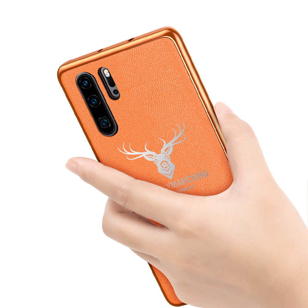 Ốp điện thoại PU viền mạ điện họa tiết đầu hươu cho Huawei MATE20 PRO MATE20X X(5G) MATE30 PRO MATE30(5G) MATE30PRO(5G) | BigBuy360 - bigbuy360.vn