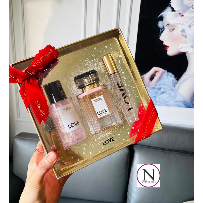 Nước hoa Giftset Vic Love EDP 3PCS