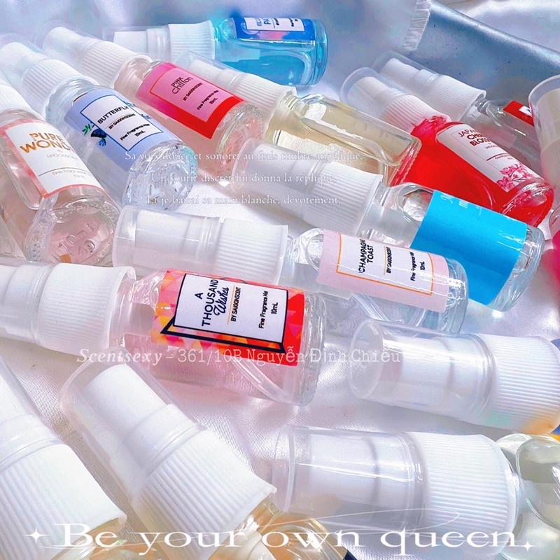 Xịt thơm cơ thể - nhiều mùi 10ml