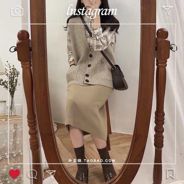 (sẵn đen 2XL ) Chân váy midi dáng suông dài ulzzang siêu xinh tiểu thư | BigBuy360 - bigbuy360.vn