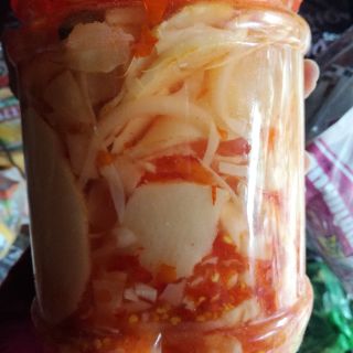 Măng ngâm dấm ớt móc mật