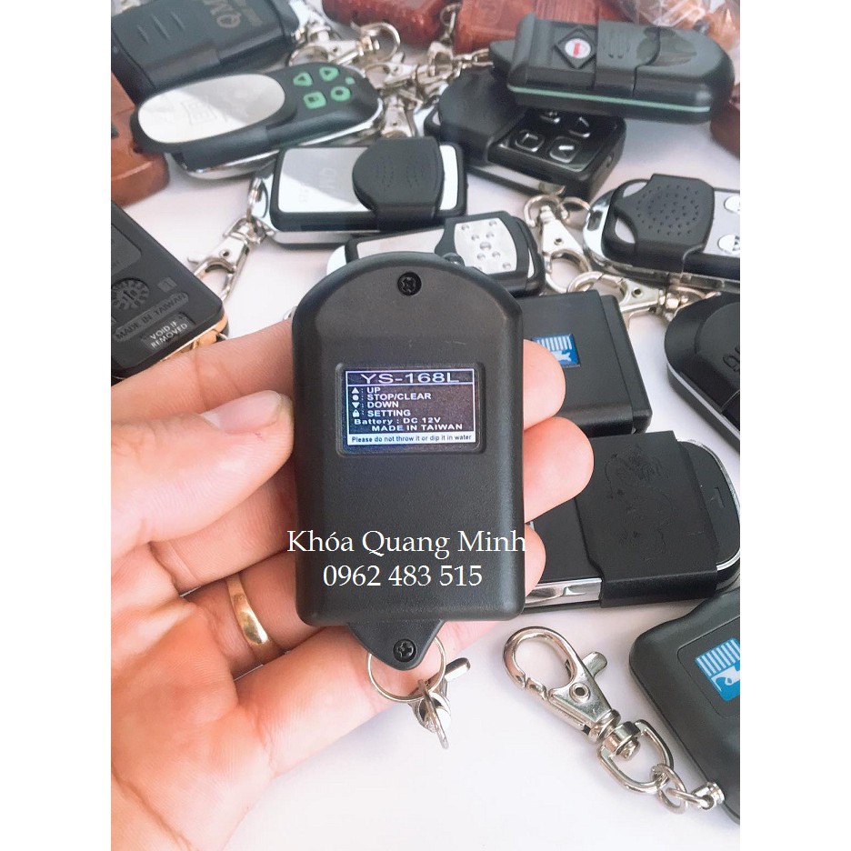 Khóa cửa cuốn mã gạt YS168L-TQ tần sóng 336