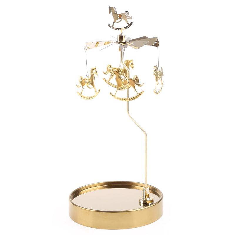 Giá Đỡ Nến Hình Hoa Tuyết / Hươu Có Thể Xoay Lãng Mạn