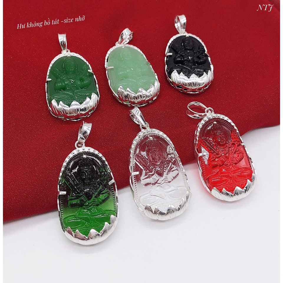 Mặt phật bản mệnh bọc bạc,mặt dây chuyền