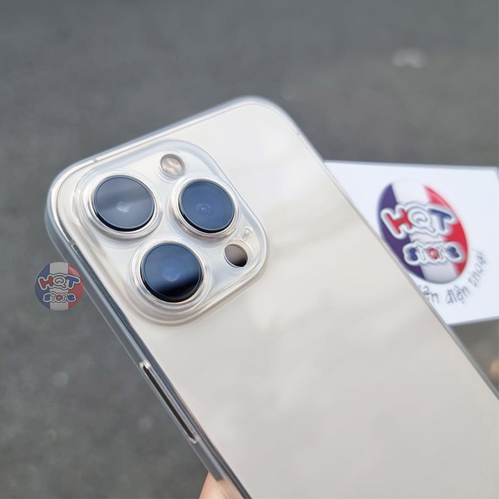 Ốp lưng siêu mỏng trong suốt Ultra Slim 0.4mm IP 13 Pro Max / 13 Pro