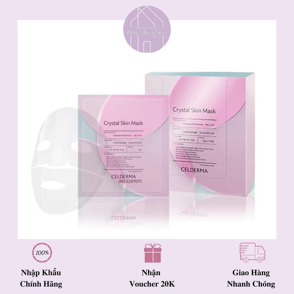 Celderma Crystal Skin Mask - Mặt Nạ Thạch Dưỡng Da Hàn Quốc