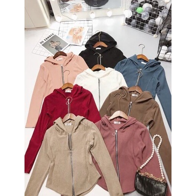 Áo tăm mũ khoá cá tính