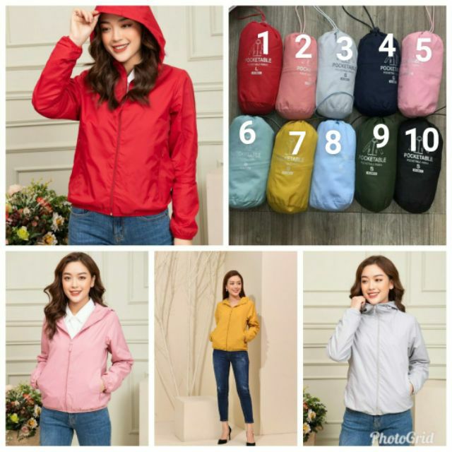 ÁO GIÓ NỮ XUẤT XỊN