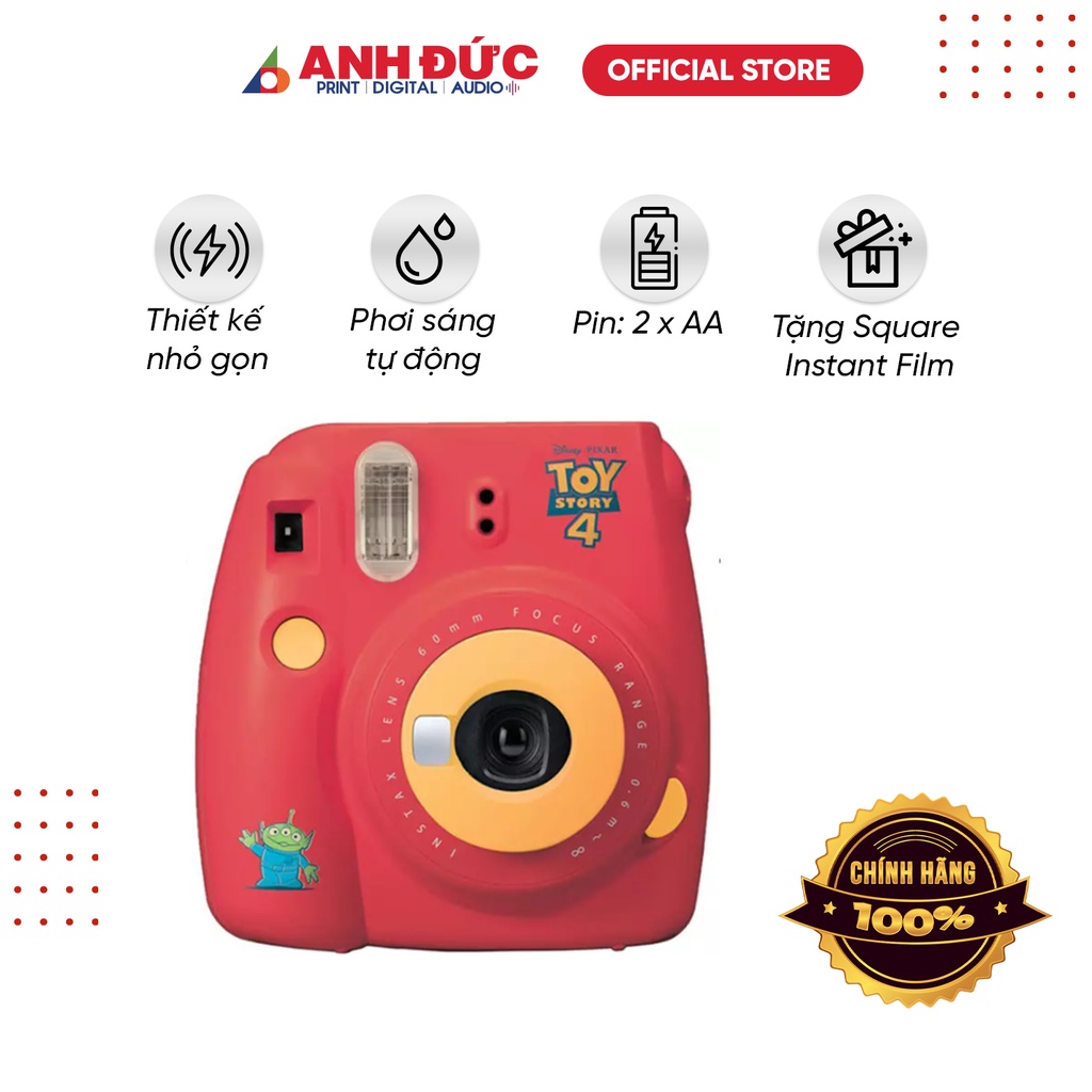 Máy chụp ảnh lấy liền Fujifilm Instax MINI 9 TOY STORY (Phiên bản đặc biệt) - Tặng 10 Phim Instax