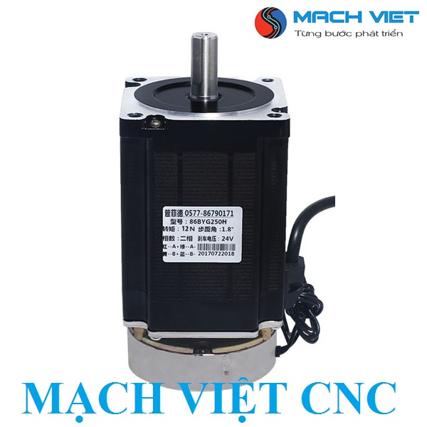 Động cơ bước size 86 có phanh 86BYF250D 8.5Nm