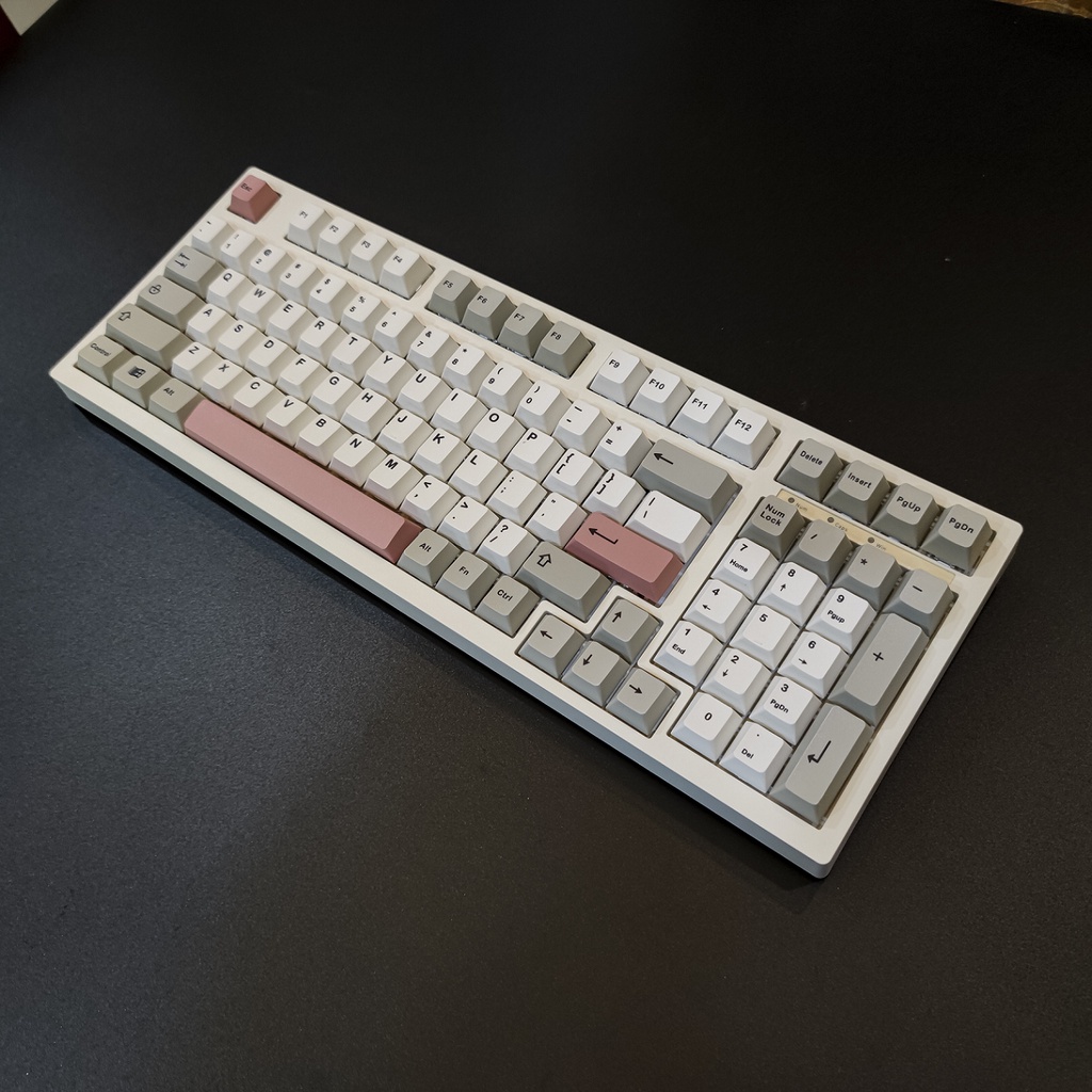 Keycap set PBT Mario Dye-sub nhiều phối màu nút bàn phím cơ phù hợp các layout cơ bản