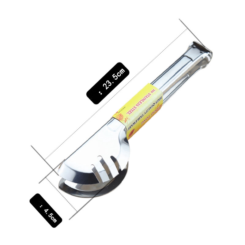 Bộ 4 kẹp gắp thức ăn bằng thép không gỉ