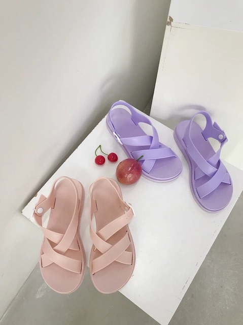SANDAL CAO SU - Đan dây - dép cao su đi học