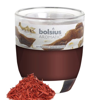 LY NẾN THƠM BOLSIUS PTT024347 GỖ ĐÀN HƯƠNG 105G