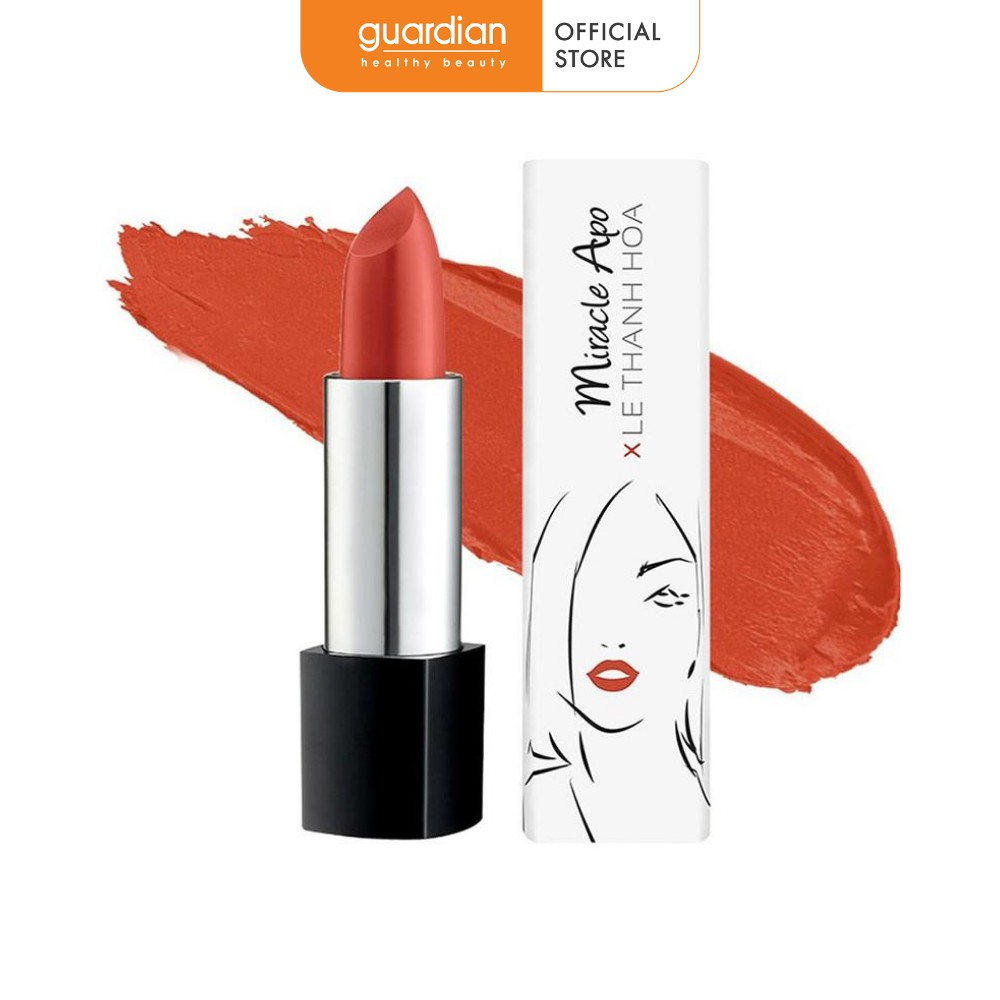 Son lì Miracle Apo Lipstick Matte x Lê Thanh Hòa Festive - Cam cháy 4g