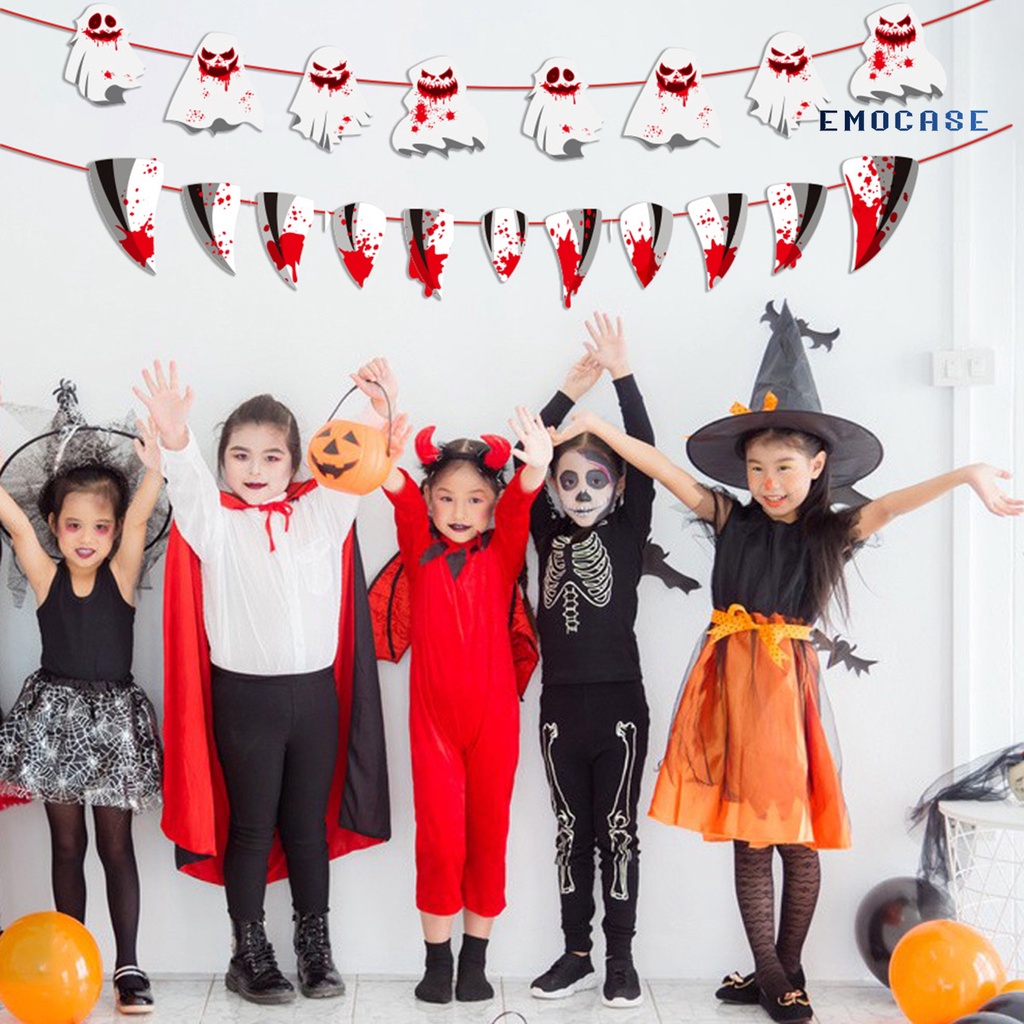 1 Set Giấy Trang Trí Halloween Kinh Dị Nhiều Màu Sắc