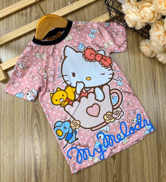 Đầm suông thun lạnh 3d