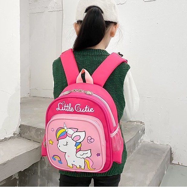 Balo cho bé trai - gái mầm non hoạt hình , ba lô trẻ em mẫu giáo thời trang hazin