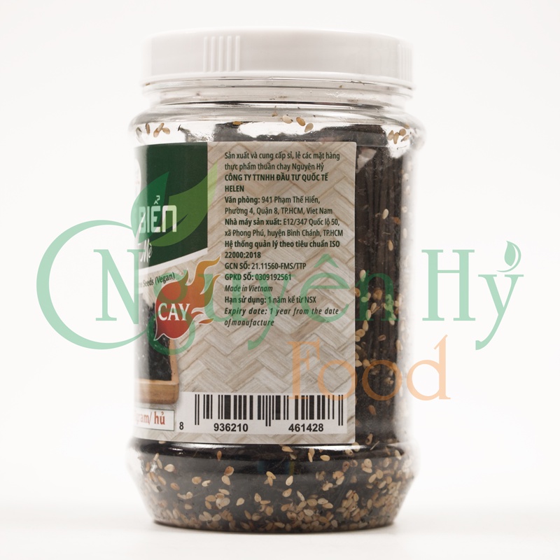 Rong Biển Sấy Ram Mè Chay Không Cay/  Cay Nguyên Hỷ_70g