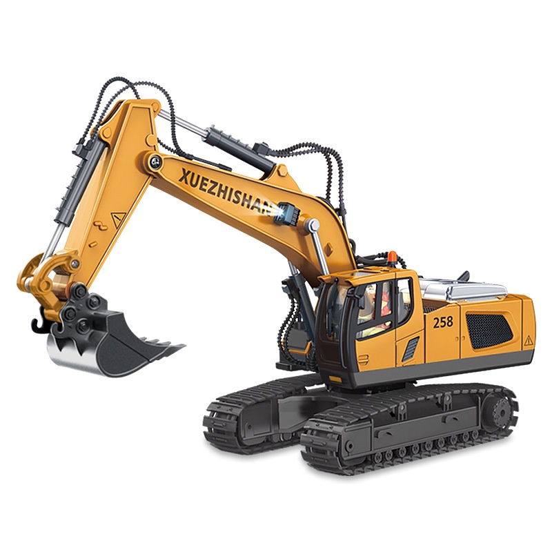Mô Hình Đồ Chơi Máy Xúc Điều Khiển Từ Xa 11 Kênh Bằng Hợp Kim Dành Cho Trẻ