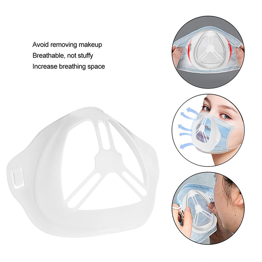 (Hàng Mới Về) Set 10 Khung Bảo Vệ Khuôn Mặt 3d Thoáng Khí Có Thể Tái Sử Dụng | BigBuy360 - bigbuy360.vn