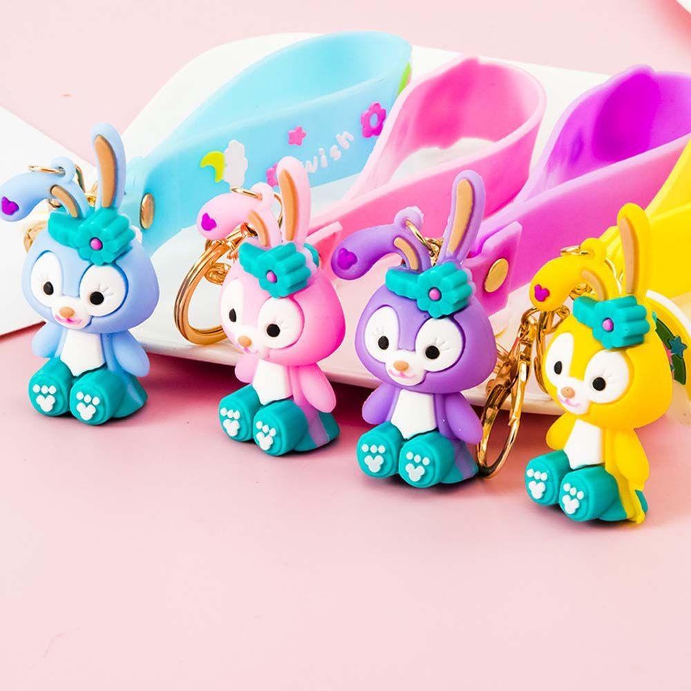 REBUY1 Móc Khóa Hình Động Vật Hoạt Hình Đáng Yêu