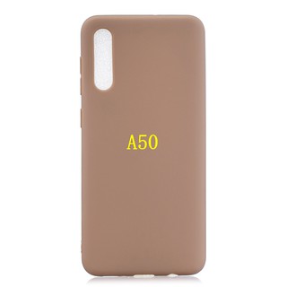 Samsung A10 A30 A40 A50 A60 A70 A80 Simple solid color silicone phone case