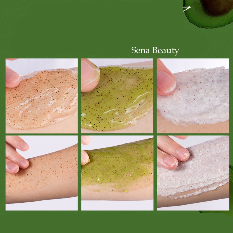 Tẩy da chết body dưỡng ẩm sáng da Bioaqua 120G Sena Beauty