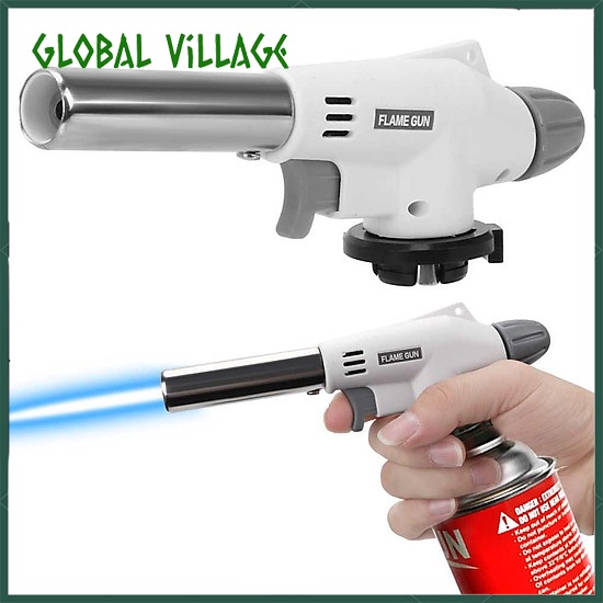 [HCM]Đầu khò gas cầm tay sử dụng bình mini - Dụng Cụ Khò Gas Đánh Lửa Tự Động Dùng Với Lon Gas Mini.