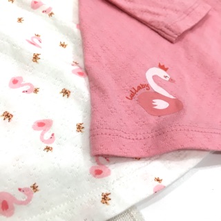 Bộ cài lệch vải thở LULLABY (0m-18m)
