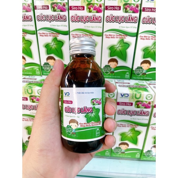 Siro ho Cúc Lục Lăng Vị Ngọt dễ uống chai 100ml