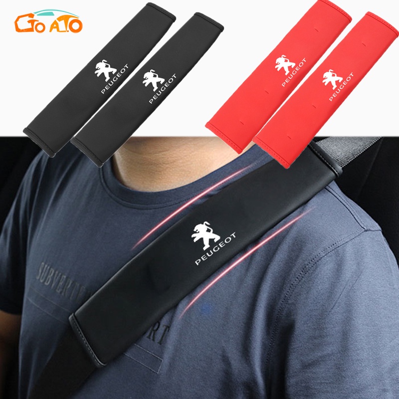 GTIOATO Da DâY Đai An ToàN Ô Tô CàI DâY An ToàN Ô Tô BọC DâY An ToàN Xe HơI Đệm Bọc Dây Đai An Toàn Xe Hơi Phụ KiệN Ô Tô Phụ KiệN Trang Trí Ô Tô Cho Peugeot 3008 2008 5008 208 Traveller