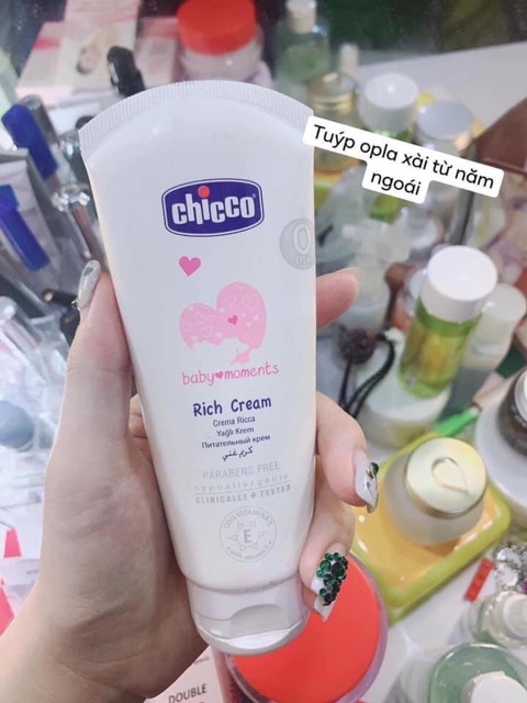 KEM DƯỠNG ẨM CHỨA OMEGA VÀ VITAMIN E CHICCO 100ML