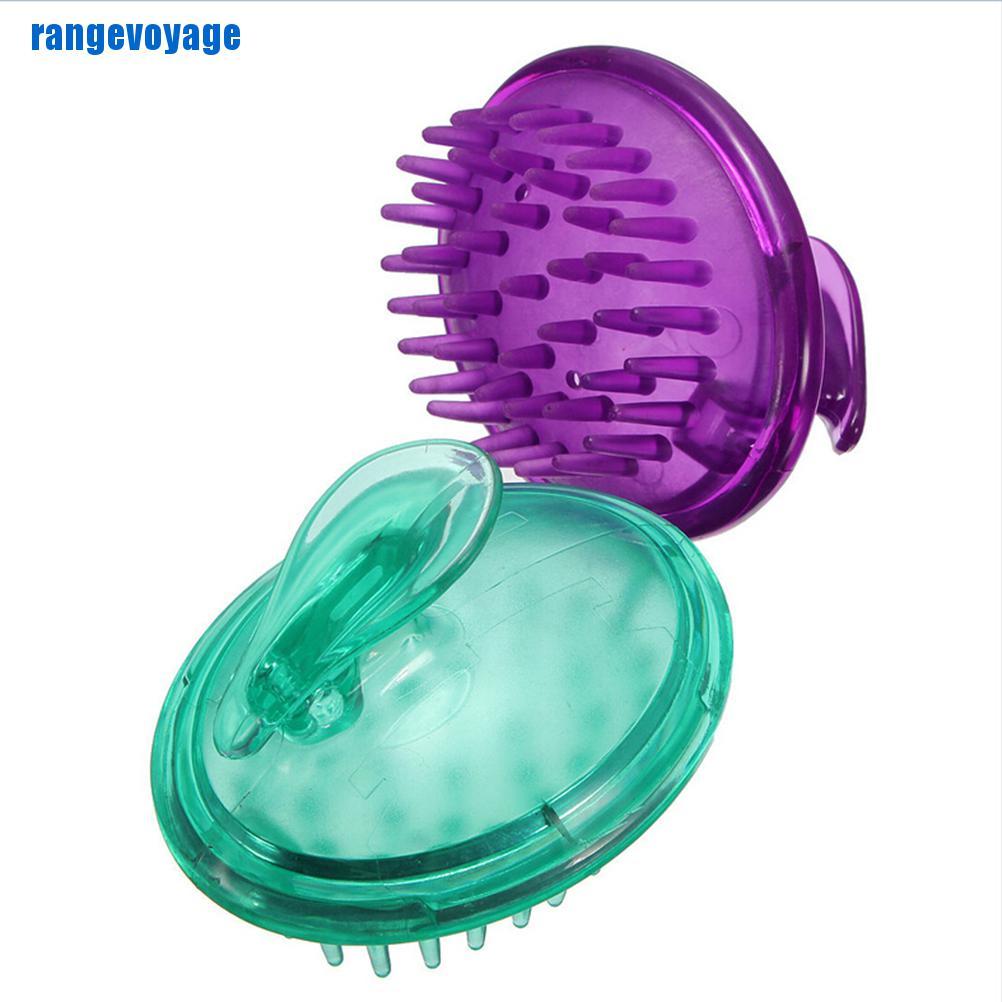 (Hàng Mới Về) Dụng Cụ Mát Xa Da Đầu Bằng Silicon Tiện Lợi