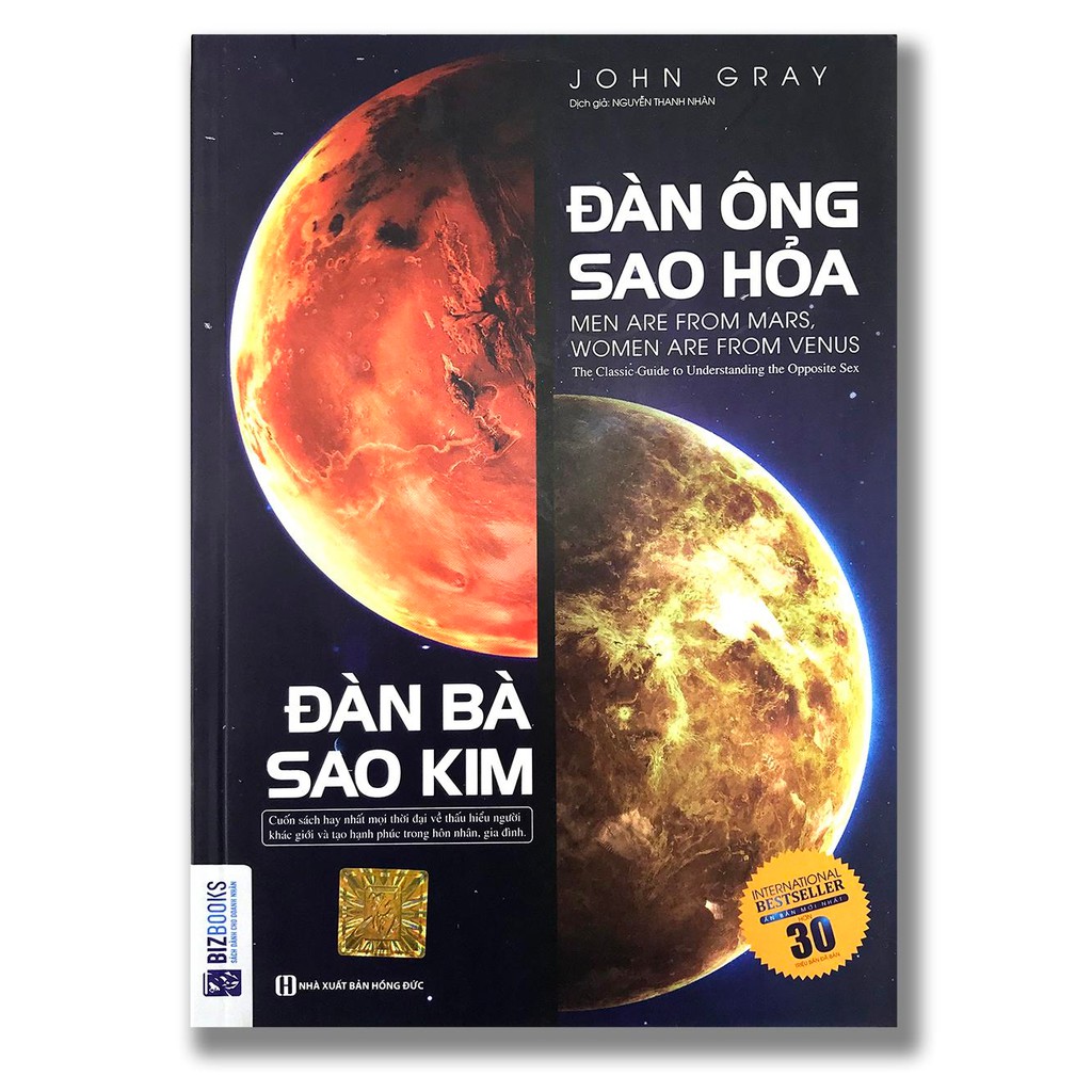 Sách - Đàn ông sao Hỏa đàn bà sao Kim (Bộ 2q, lẻ tùy chọn)