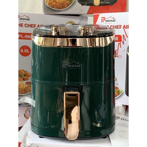 Nồi chiên không dầu P Home 6L (PL-068) công nghệ RABID AIR (Bảo Hành 12 Tháng)