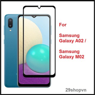 Kính cường lực Samsung A02 / Samsung M02 (Full Màn, Full Keo)