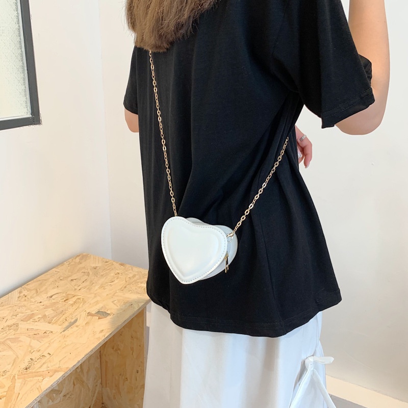 Túi đeo vai IELGY hình trái tim nhỏ xinh phong cách thời trang cho nữ