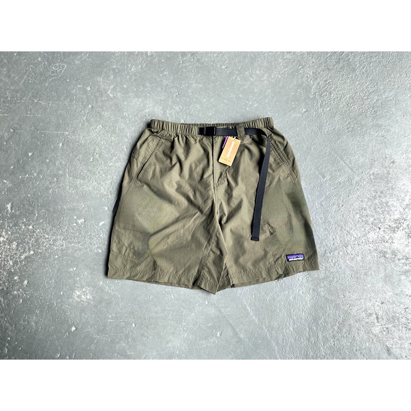 Patagonia Quần Short cotton Thêu logo Phối Túi Lớn Phong Cách Nhật Bản Cho Cặp Đôi
