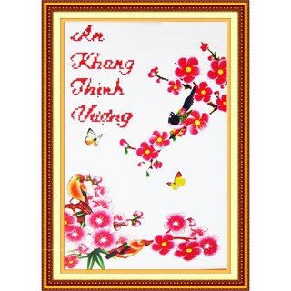 Tranh Thêu Chữ Thập An Khang Thịnh Vượng 222550 (KHÁCH TỰ THÊU) KT:41X56CM