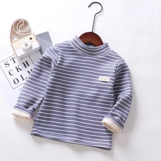 Áo cổ lọ lót nỉ cho bé yêu