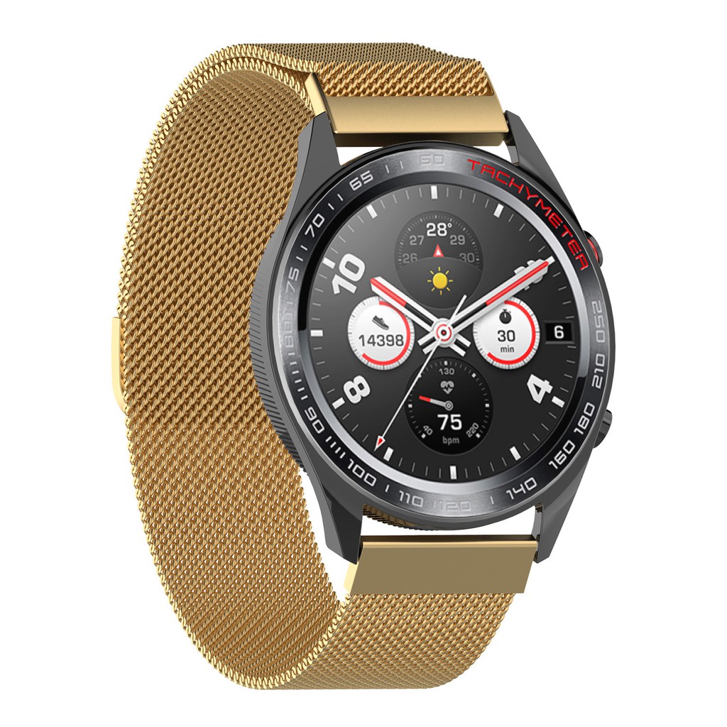 Dây đeo thay thế từ tính bằng kim loại cho đồng hồ Huawei GT GT2 GT2e honor magic watch 2 46mm 42mm tiện dụng