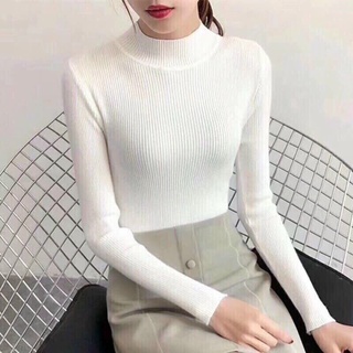 áo len nữ cổ 3 phân